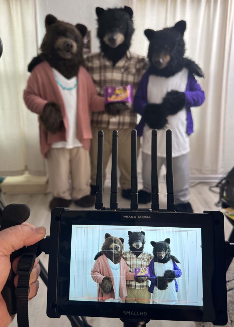 realistic bear costumes and in house studio services for film tv and tvc creation by tv bears international