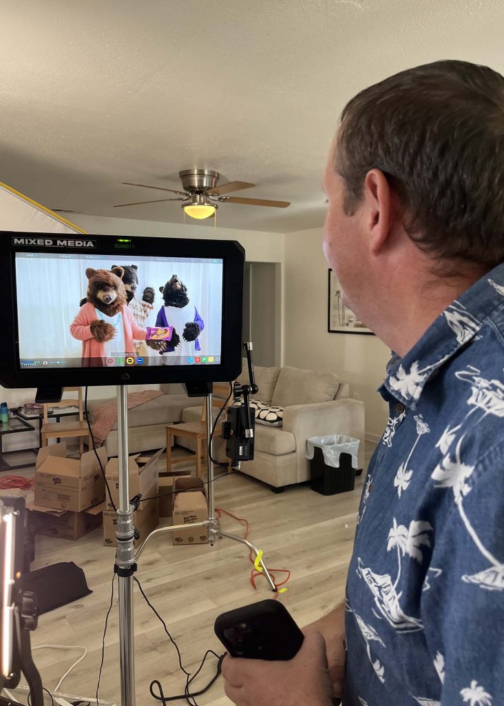 realistic bear costumes and in house studio services for film tv and tvc creation by tv bears international