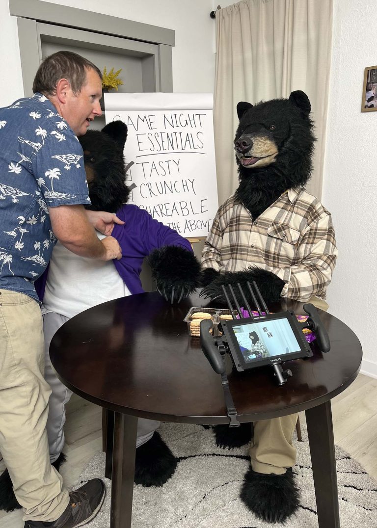 realistic bear costumes and in house studio services for film tv and tvc creation by tv bears international