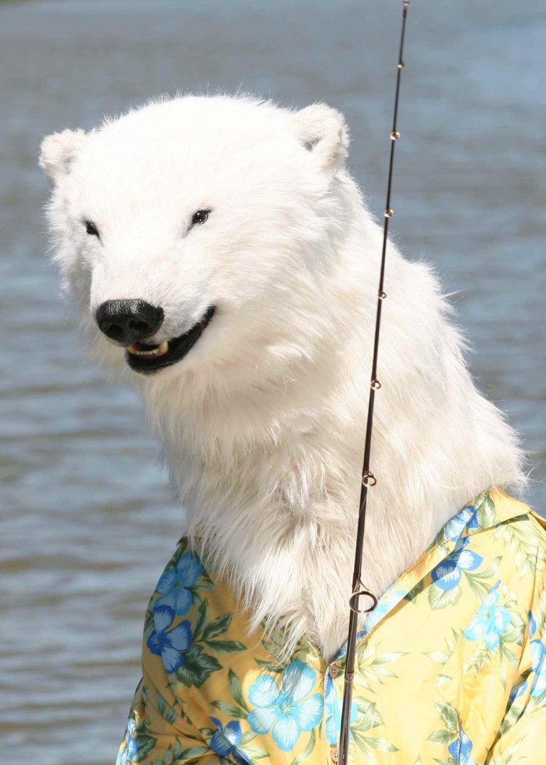 realistic polar bear costume for film tv and events