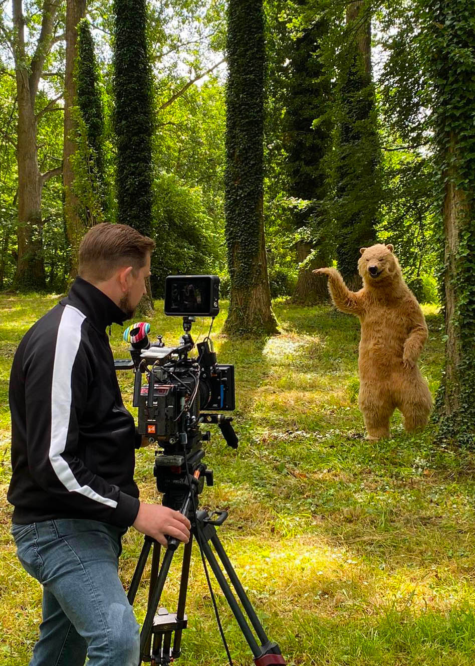 realistic grizzly bear costume for film tv and events