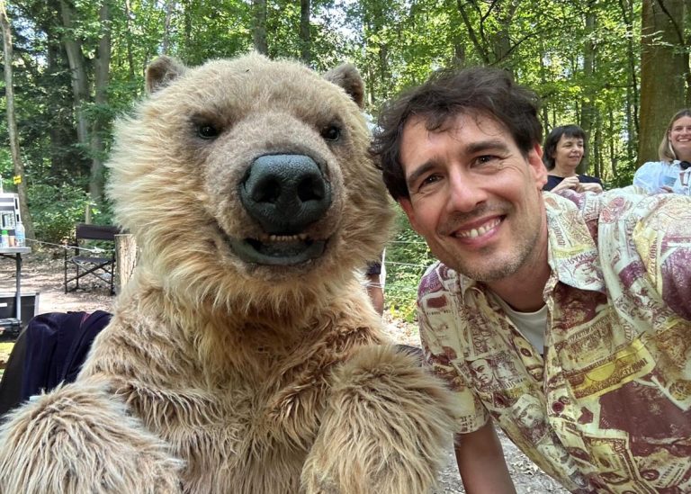 realistic grizzly bear suit for film tv and events by tv bears international